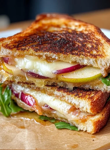 Brie, Fig, and Apple Grilled Cheese