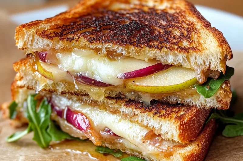Brie, Fig, and Apple Grilled Cheese
