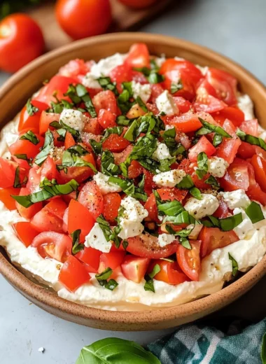 Bruschetta Dip: A Vibrant and Flavorful Appetizer to Delight Your Guests