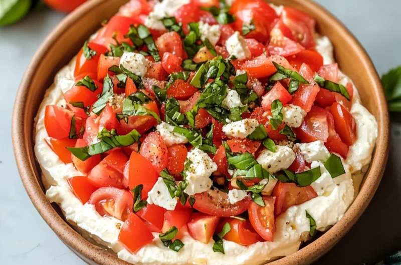 Bruschetta Dip: A Vibrant and Flavorful Appetizer to Delight Your Guests