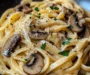Caramelized Leek and Mushroom Gruyere Pasta