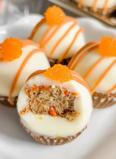 Carrot Cake Cheesecake Bites