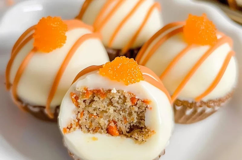 Carrot Cake Cheesecake Bites