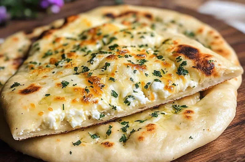 Cheese and Herb Stuffed Flatbread