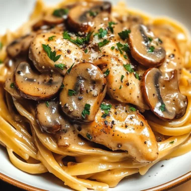 Chicken Marsala Pasta