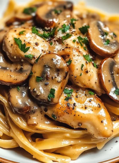 Chicken Marsala Pasta