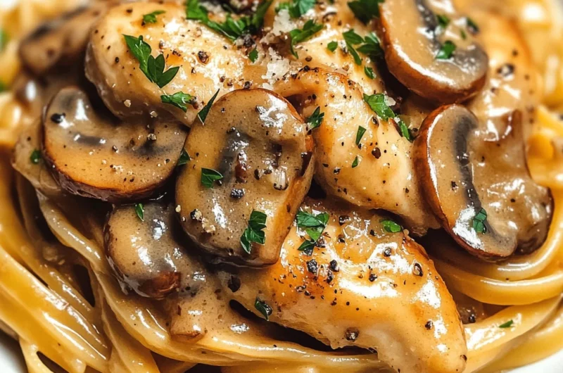 Chicken Marsala Pasta