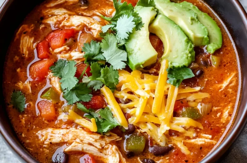 Chicken Tomato Rice Soup