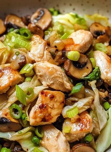 Chicken cabbage stir fry recipe