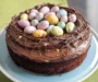 Chocolate Easter Egg Nest Cake Recipe