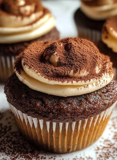 Chocolate Tiramisu Cupcakes