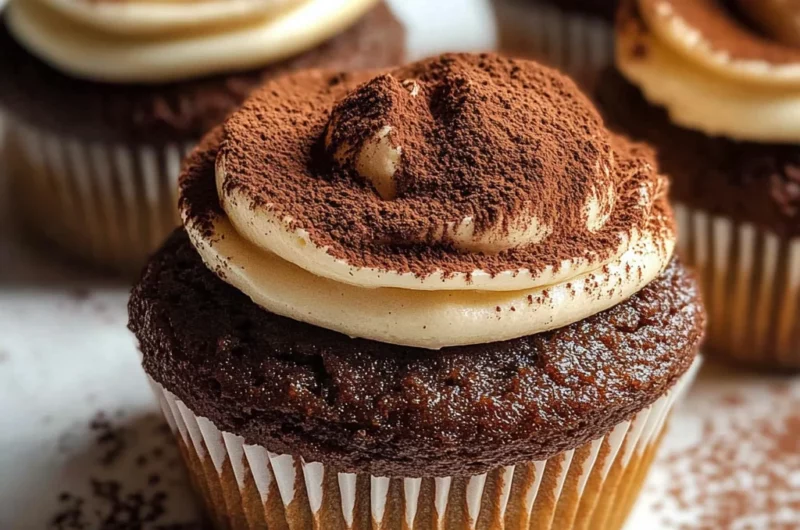 Chocolate Tiramisu Cupcakes
