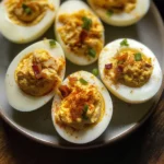 Crack Chicken Deviled Eggs
