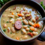 Creamy Bean Soup with Kielbasa