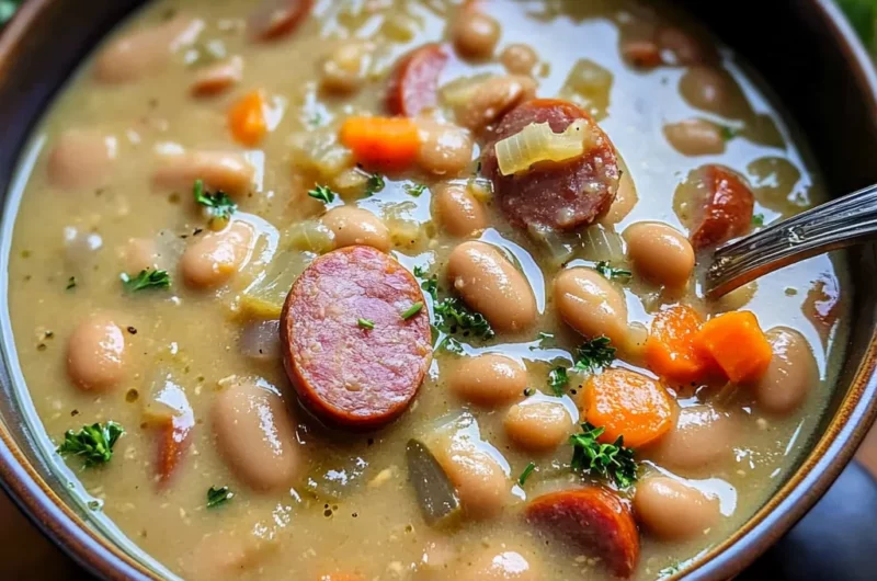 Creamy Bean Soup with Kielbasa