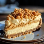 Creamy Butterscotch Cheesecake with a Buttery Crumble Recipe