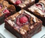 Decadent Raspberry Swirl Brownies