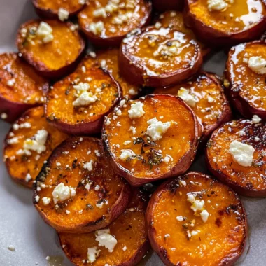 Delicious Honey Feta Sweet Potato Rounds Recipe for Any Meal