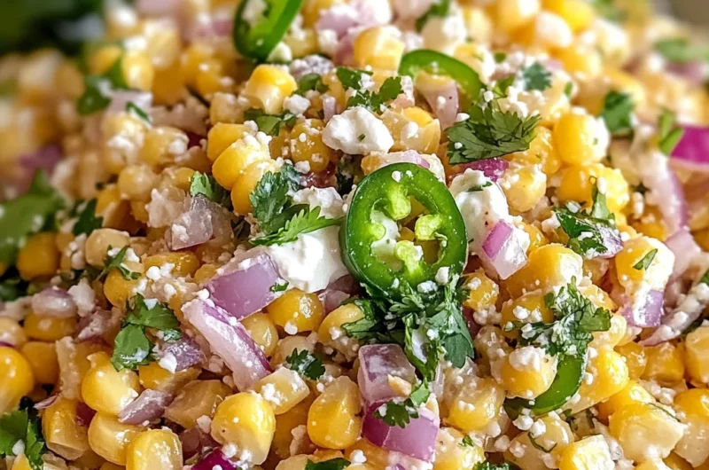 Delicious Street Corn Salad with Greek Yogurt