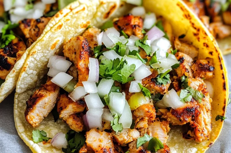 Easy Chicken Street Tacos Recipe