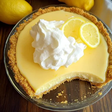 Easy Lemon Cream Pie