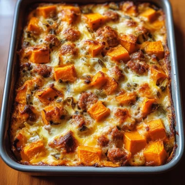 Easy Sweet Potato Egg Casserole