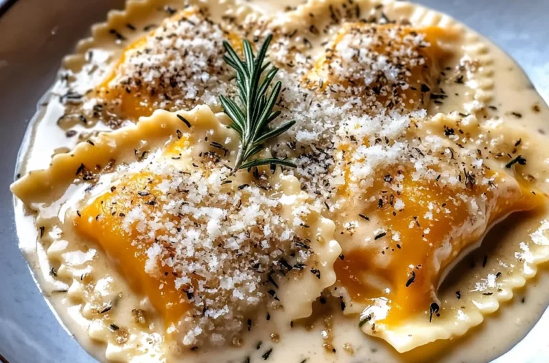 Elevate Dinner with Butternut Squash Ravioli and Rosemary Cream Sauce