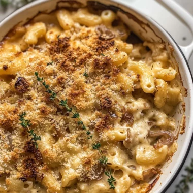 French Onion Mac and Cheese