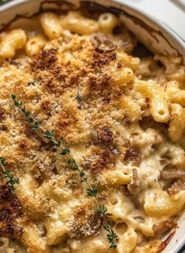French Onion Mac and Cheese