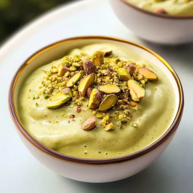 From-Scratch Pistachio Pudding