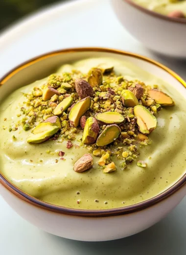 From-Scratch Pistachio Pudding