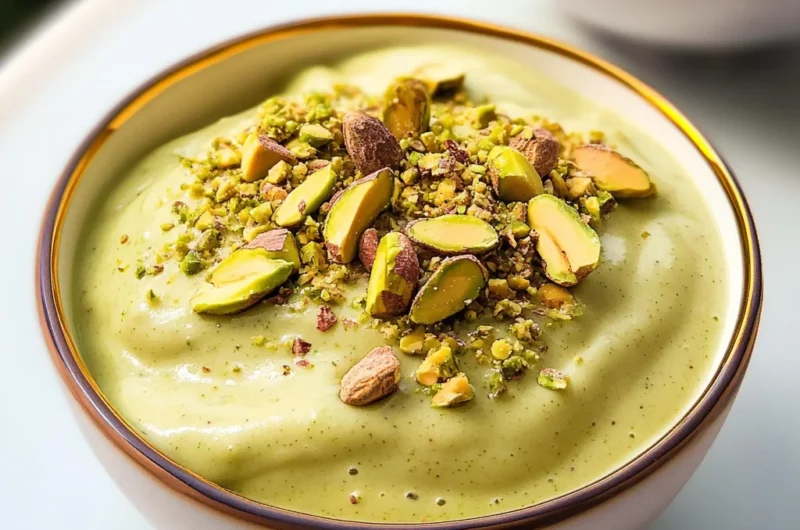 From-Scratch Pistachio Pudding