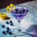 Frostbite Blueberry Martini Cocktail Recipe