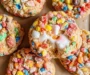 Fruity Pebble Marshmallow Cookies