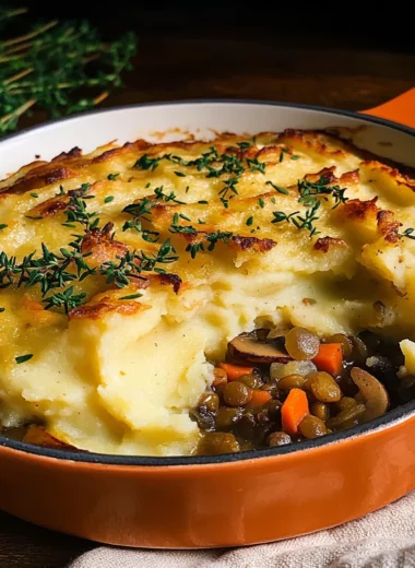 Gardener's Pie with Root Vegetable Mash