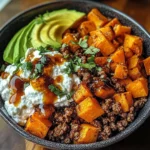Ground Beef Hot Honey Bowl