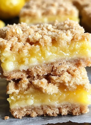 Homemade Lemon Crumb Bars