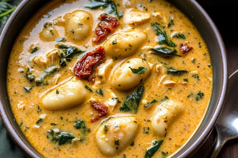 Italian Chicken Gnocchi Soup Recipe