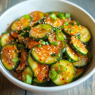 Korean Cucumber Salad Recipe - Oi Muchim