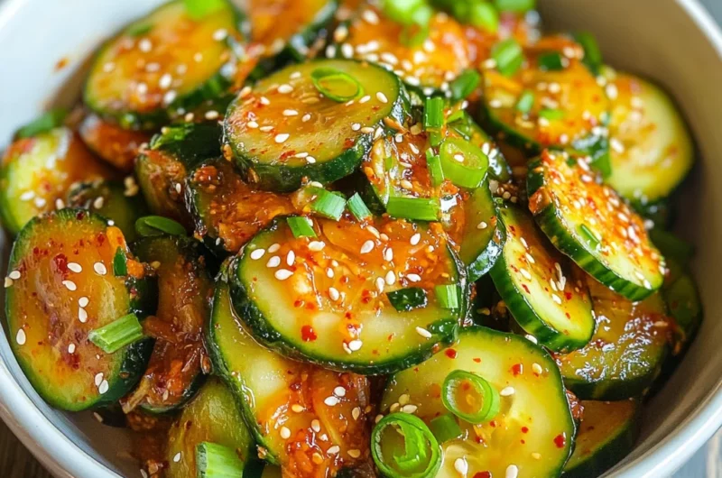 Korean Cucumber Salad Recipe - Oi Muchim
