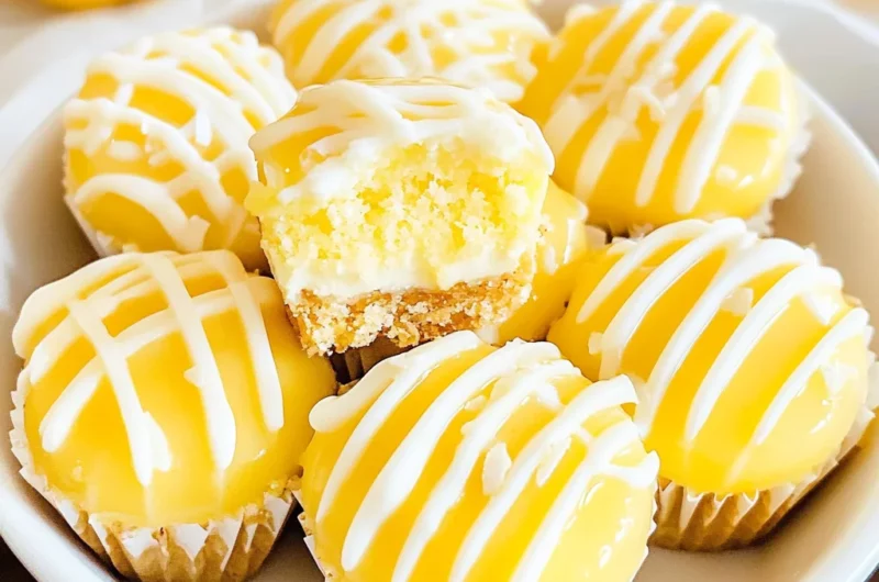 Lemon Cheesecake Bites