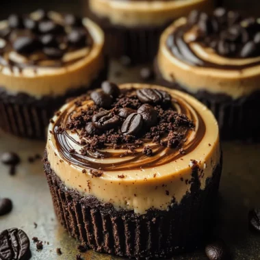 Mini Coffee Cheesecakes