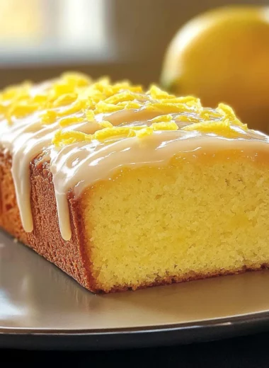 Moist Lemon Loaf Cake Recipe