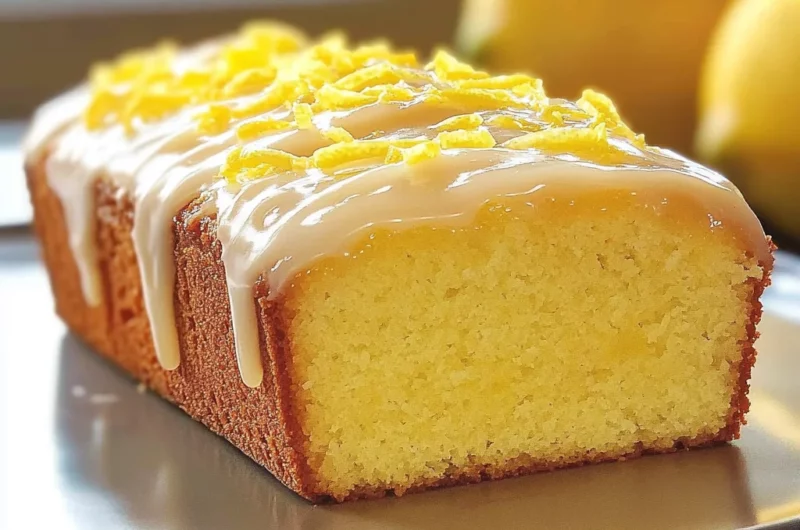 Moist Lemon Loaf Cake Recipe