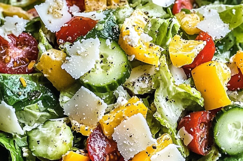 Parmesan Chopped Salad