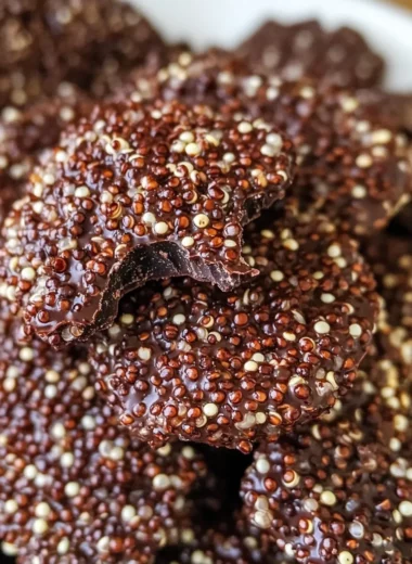 Quinoa Chocolate Crisps