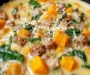 Roasted Butternut and Sausage Soup