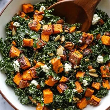 Roasted Sweet Potato Kale Salad