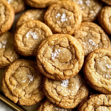 Salted Honey Cookies Recipe