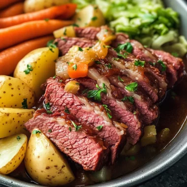 Slow Cooker Guinness Corned Beef